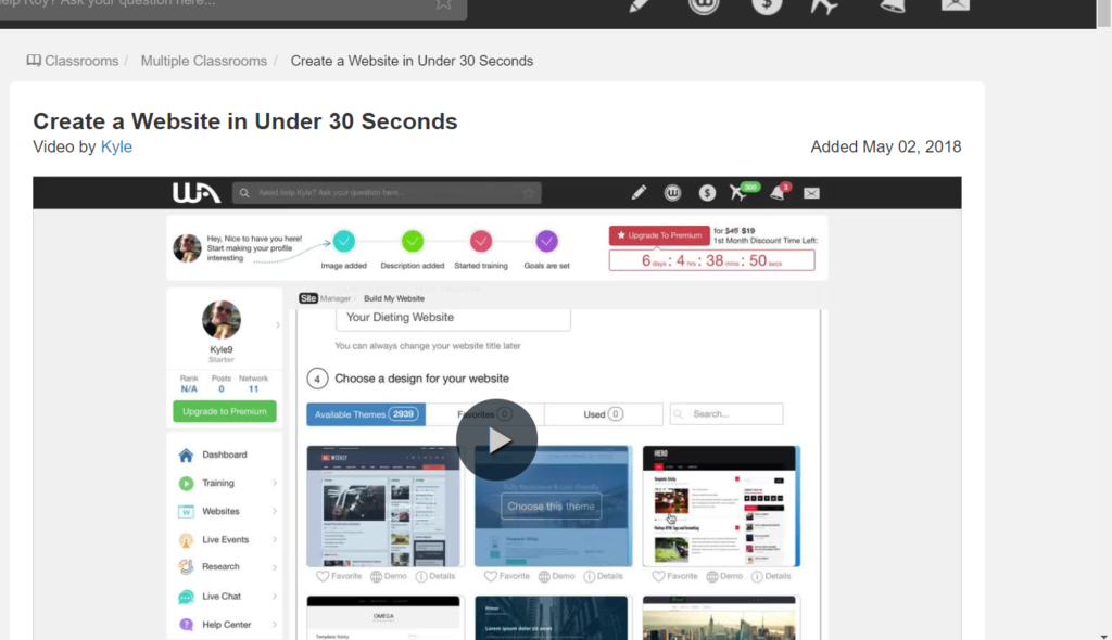 Create a website in under 30 seconds