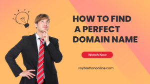 How To Find A Perfect Domain Name