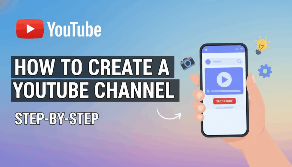 How To Create A YouTube Channel Step-By-Step