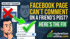 Facebook Page Can't Comment On A Friend's Post Here's The Fix
