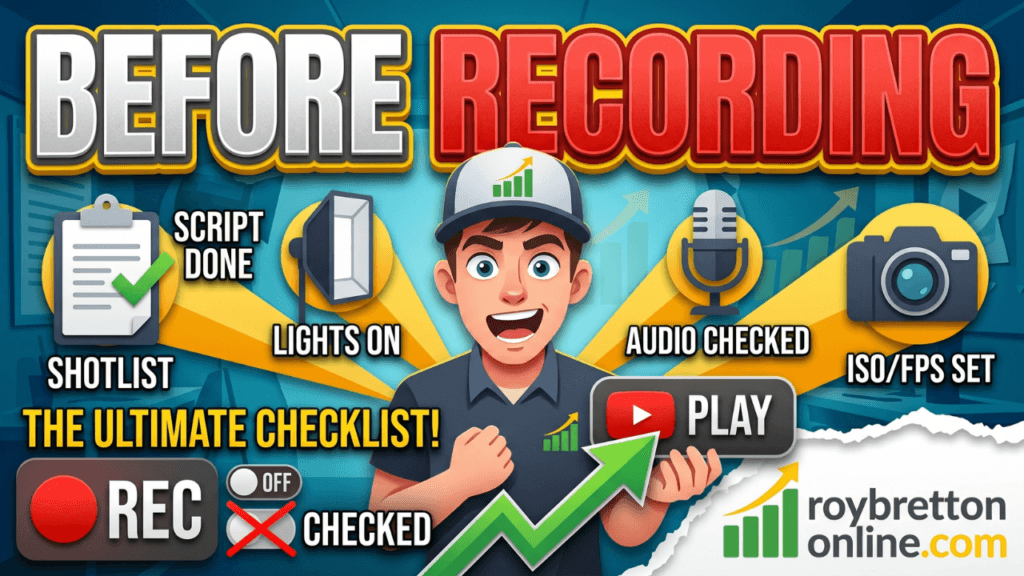 7 Things To Do Before Recording Your Next YouTube Video