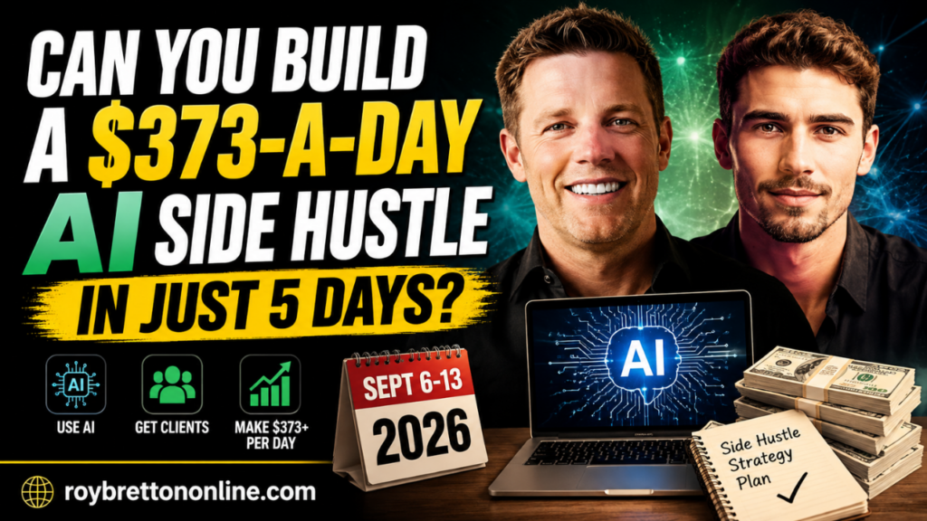 Side Hustle Summit 2026 – Can You Build A $373-A-Day AI Side Hustle
